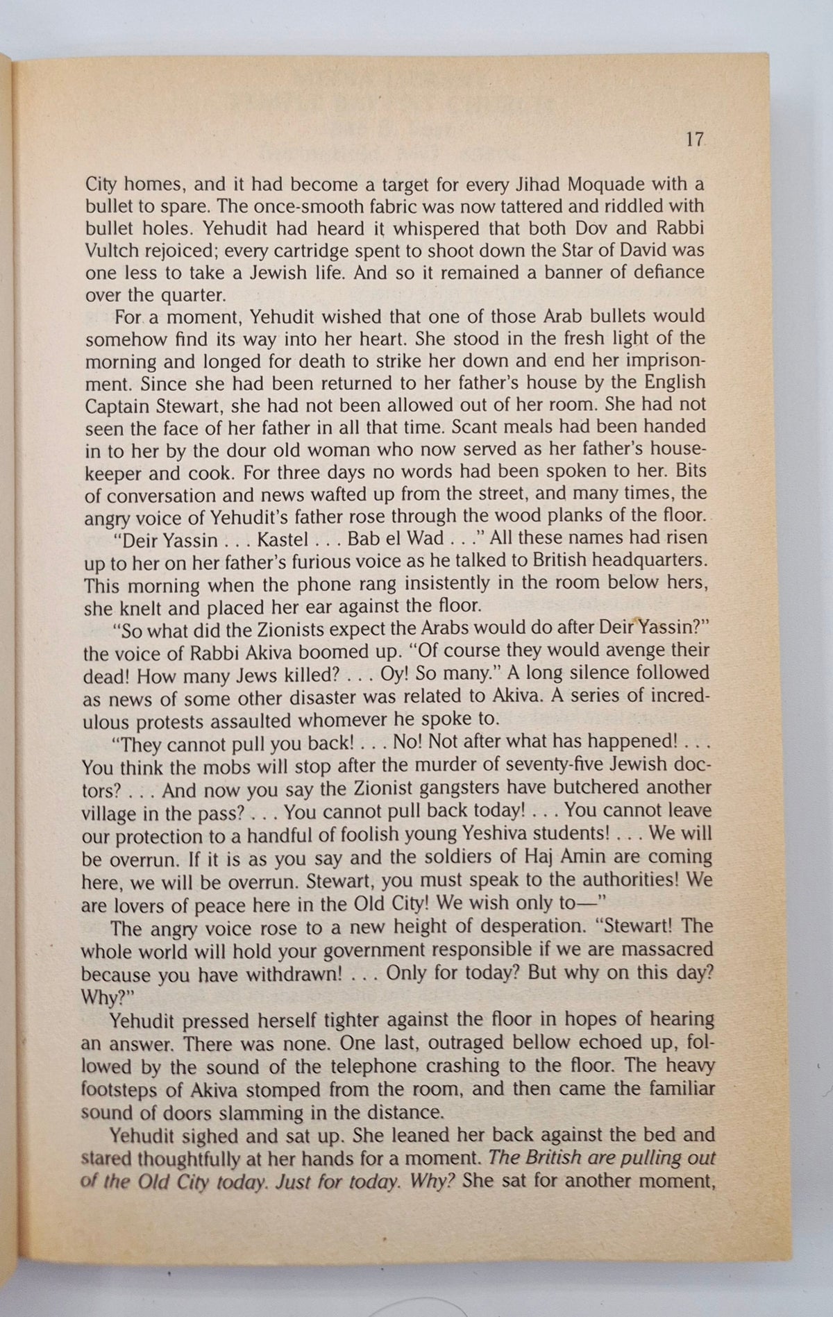 The Key to Zion by Bodie Thoene (Zion Chronicles #5, Good, 1988, Pbk, 351 pgs, Bethany House)