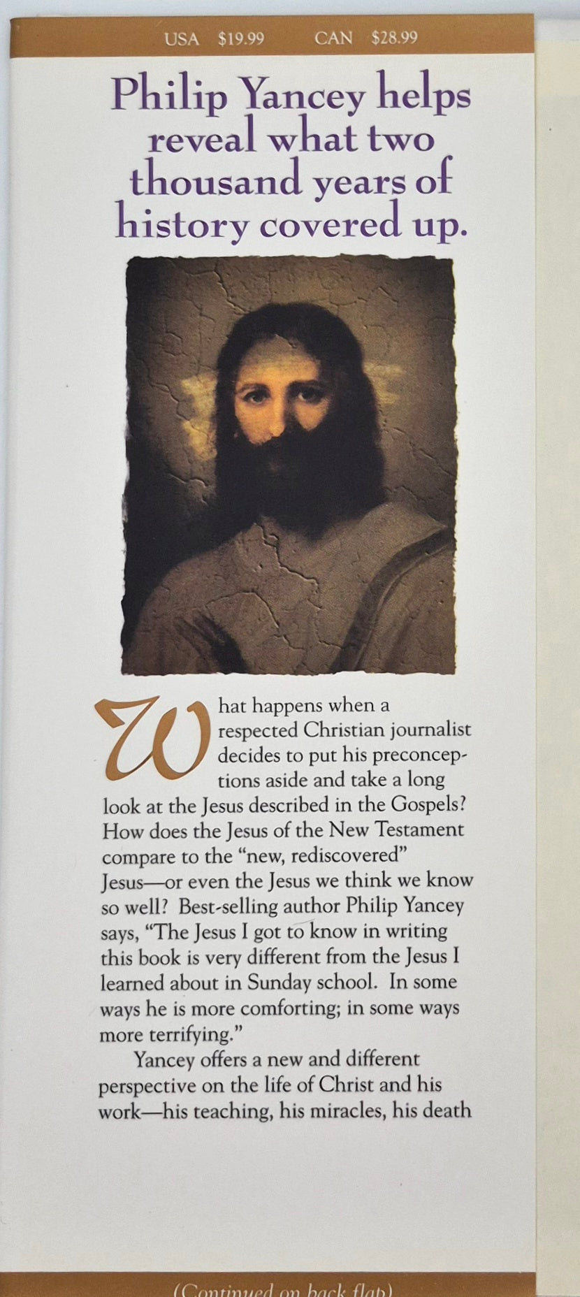 El Jesús que nunca conocí, de Philip Yancey (Bueno, 1995, Tapa dura, 288 páginas, Zondervan)