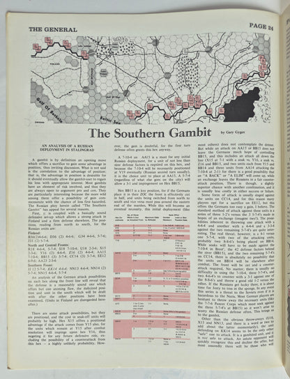 The Avalon Hill General Nov-Dec 1974 Vol. 11, No. 4 The Pieces of Panzerblitz