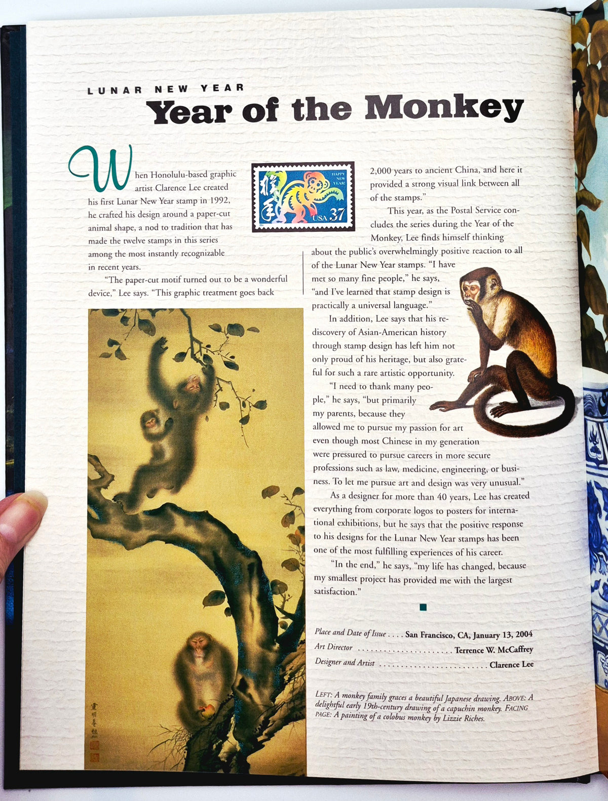 The 2004 Commemorative Stamp Yearbook by USPS (Like new, 64 pgs, HarperResource)