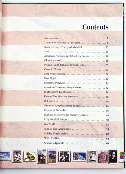 The 2003 Commemorative Stamp Yearbook by USPS (Like new, 64 pgs, HarperResource)