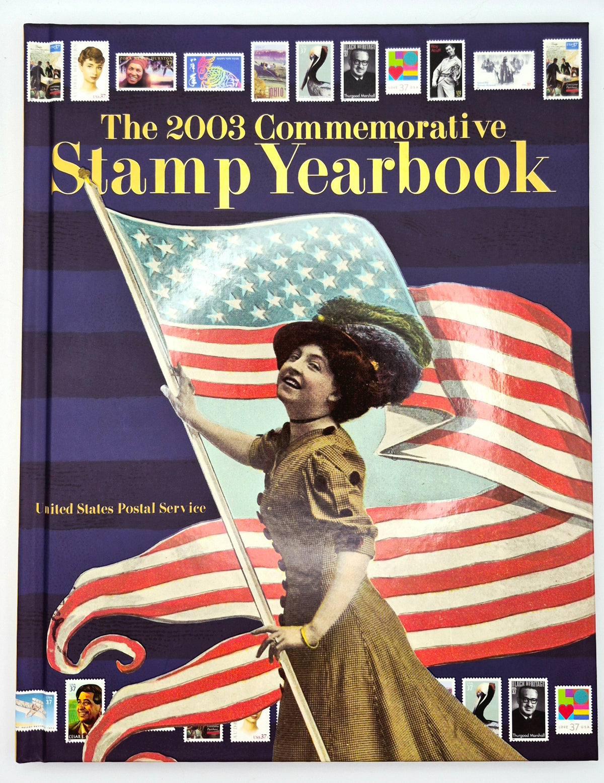 The 2003 Commemorative Stamp Yearbook by USPS (Like new, 64 pgs, HarperResource)