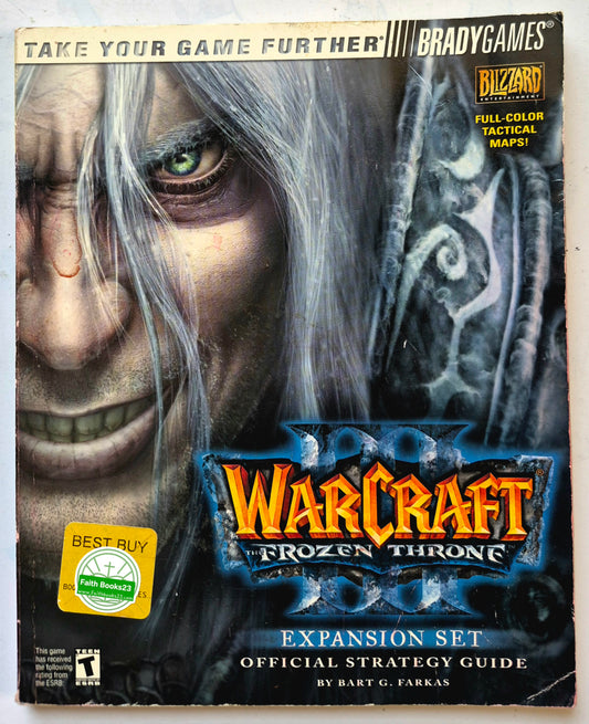 Warcraft The Frozen Throne Expansion Set Official Strategy Guide by Bart G. Farkas (Good, 2003, Pbk, 208 pgs, Brady Games)