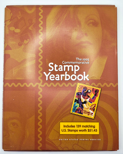 The 2005 Commemorative Stamp Yearbook by USPS (Like New, 64 pgs, HarperResource)