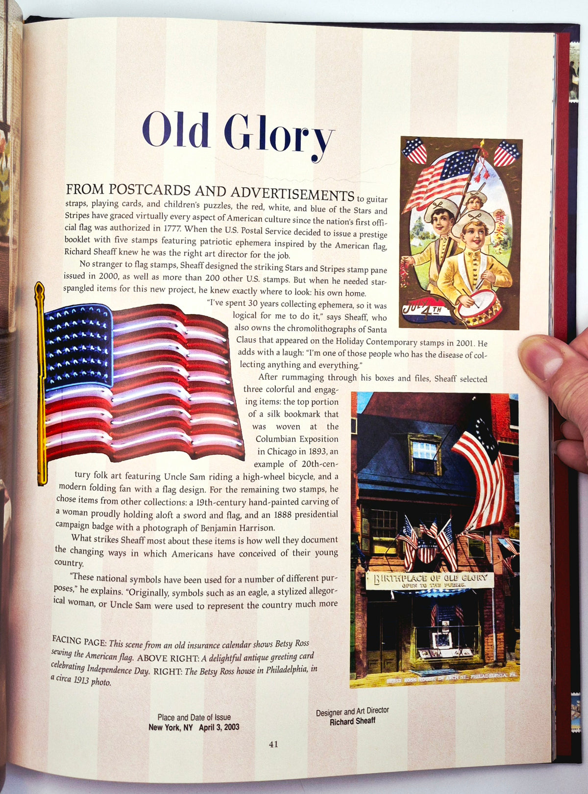 The 2003 Commemorative Stamp Yearbook by USPS (Like new, 64 pgs, HarperResource)
