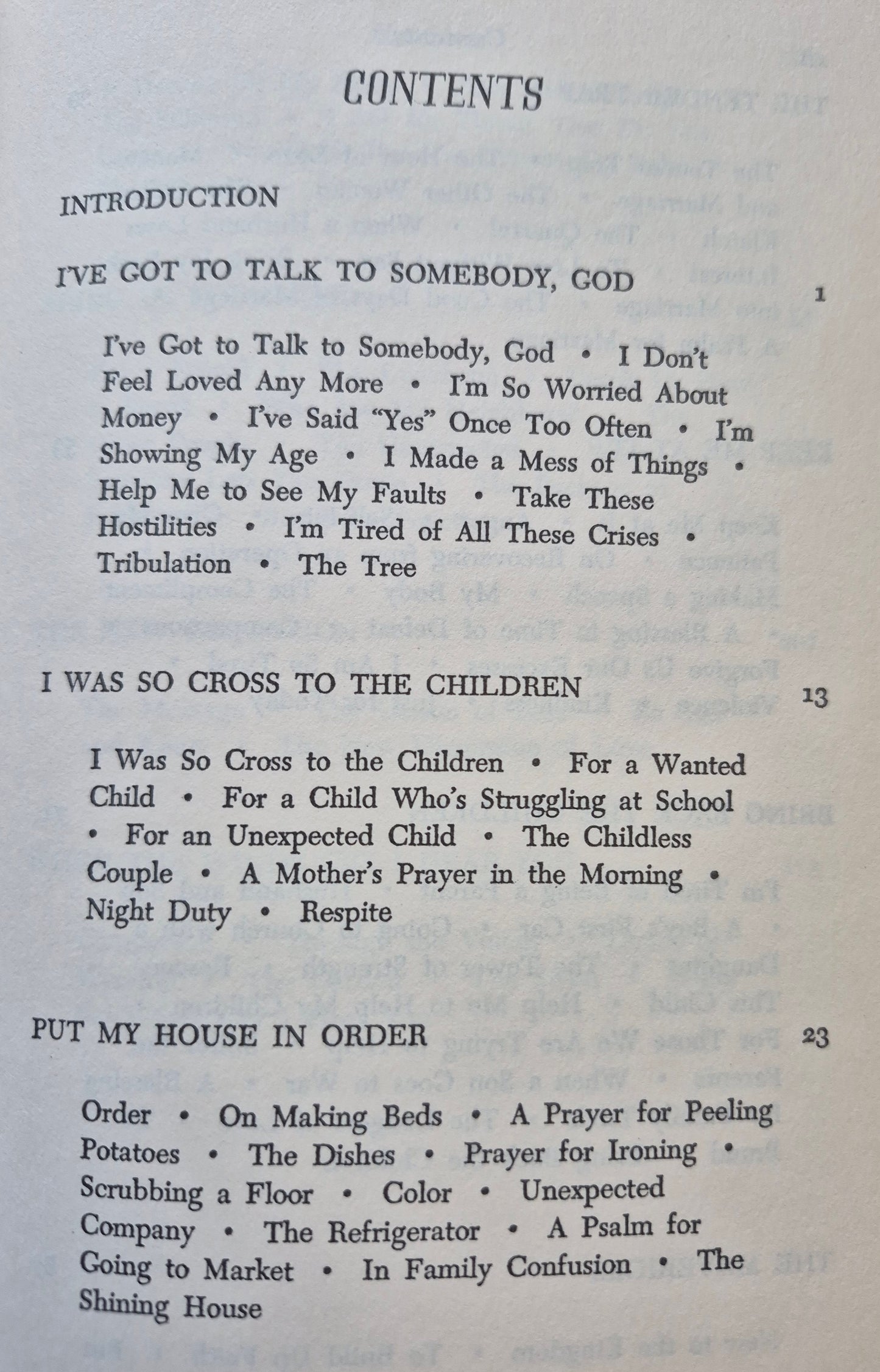 I've Got to Talk to Somebody, God by Marjorie Holmes -Good, 1969, HC, 121 pgs, Doubleday & Co.