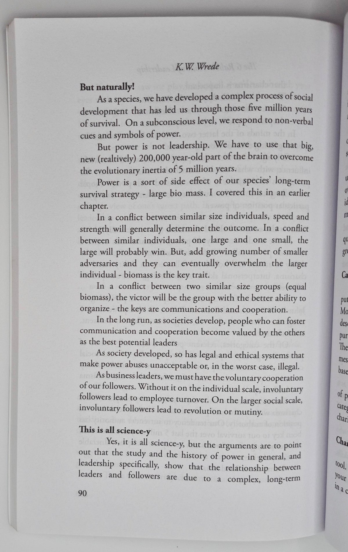 6 Rabbit Holes of Leadership: Six key ways you are unknowingly killing your business & career by K. W. Wrede (Very good, 2016, Pbk, 111 pgs, Leadership LLC)