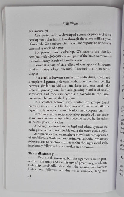 6 Rabbit Holes of Leadership: Six key ways you are unknowingly killing your business & career by K. W. Wrede (Very good, 2016, Pbk, 111 pgs, Leadership LLC)