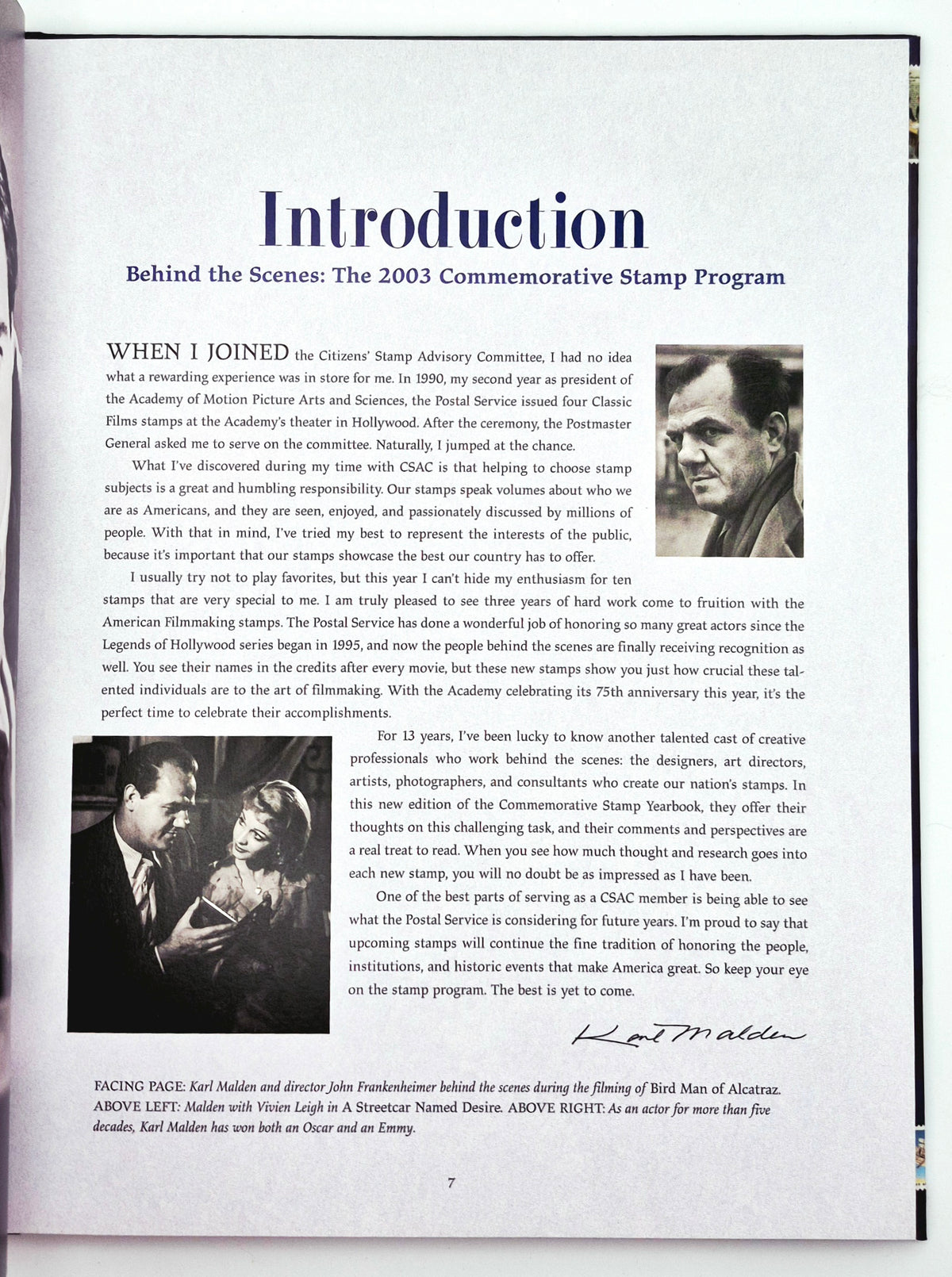 The 2003 Commemorative Stamp Yearbook by USPS (Like new, 64 pgs, HarperResource)