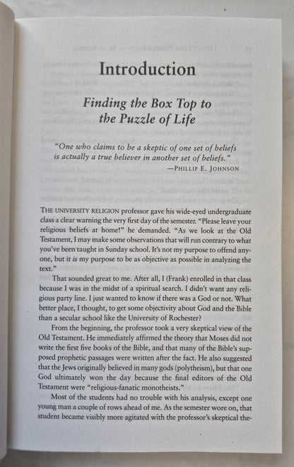 I Don't Have Enough Faith to Be an Atheist by Norman L. Geisler; Frank Turek -Very good, 2004, Pbk, 447 pgs, Crossway