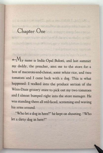 Por culpa de Winn-Dixie de Kate DiCamillo (Nuevo, 2009, Tapa blanda, 182 páginas, Scholastic)