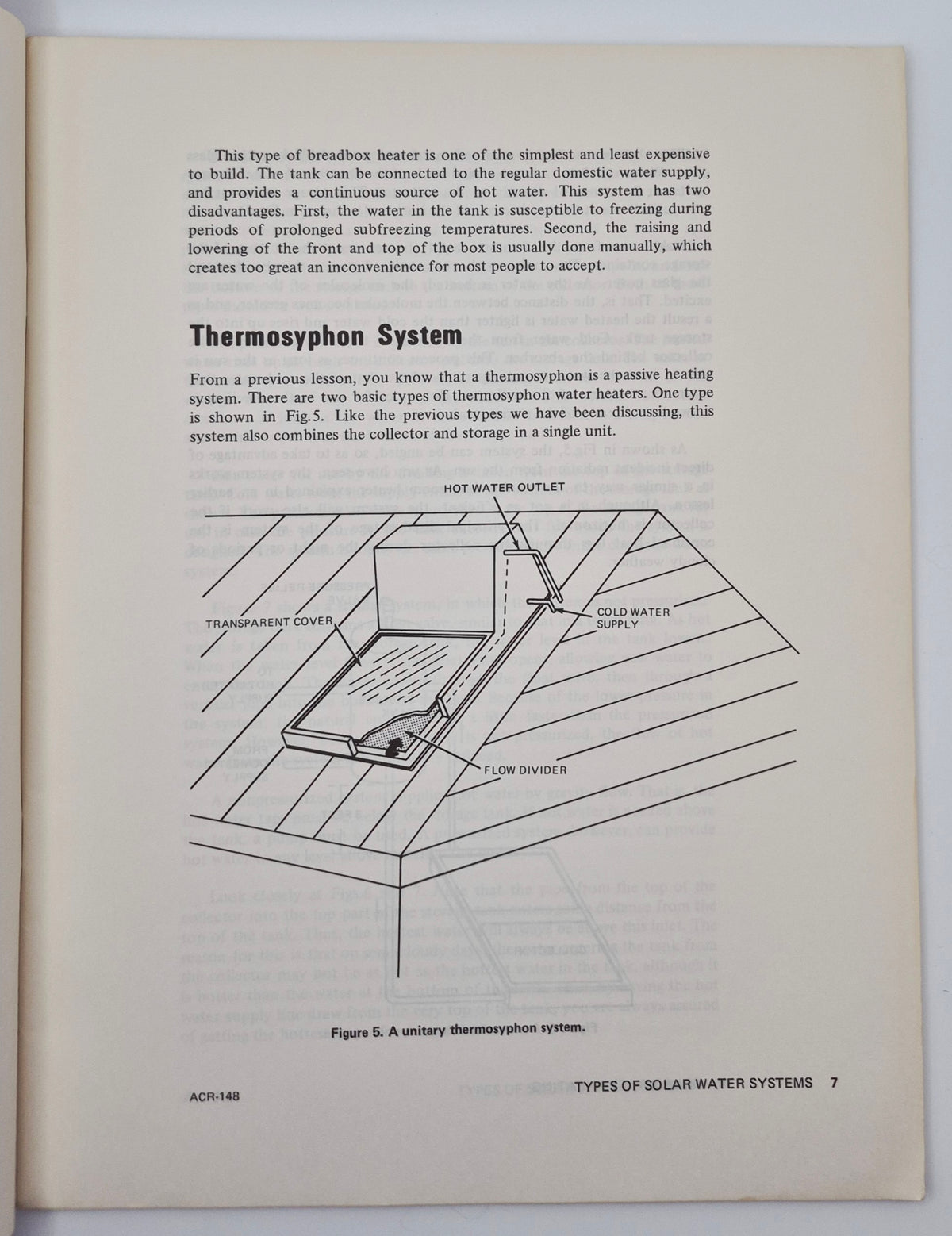Solar Water Heating ACR-148 by McGraw-Hill (Good, 1978, Pbk, 31 pgs, NRI Air Conditioning, Refrigeration, and Heating School)