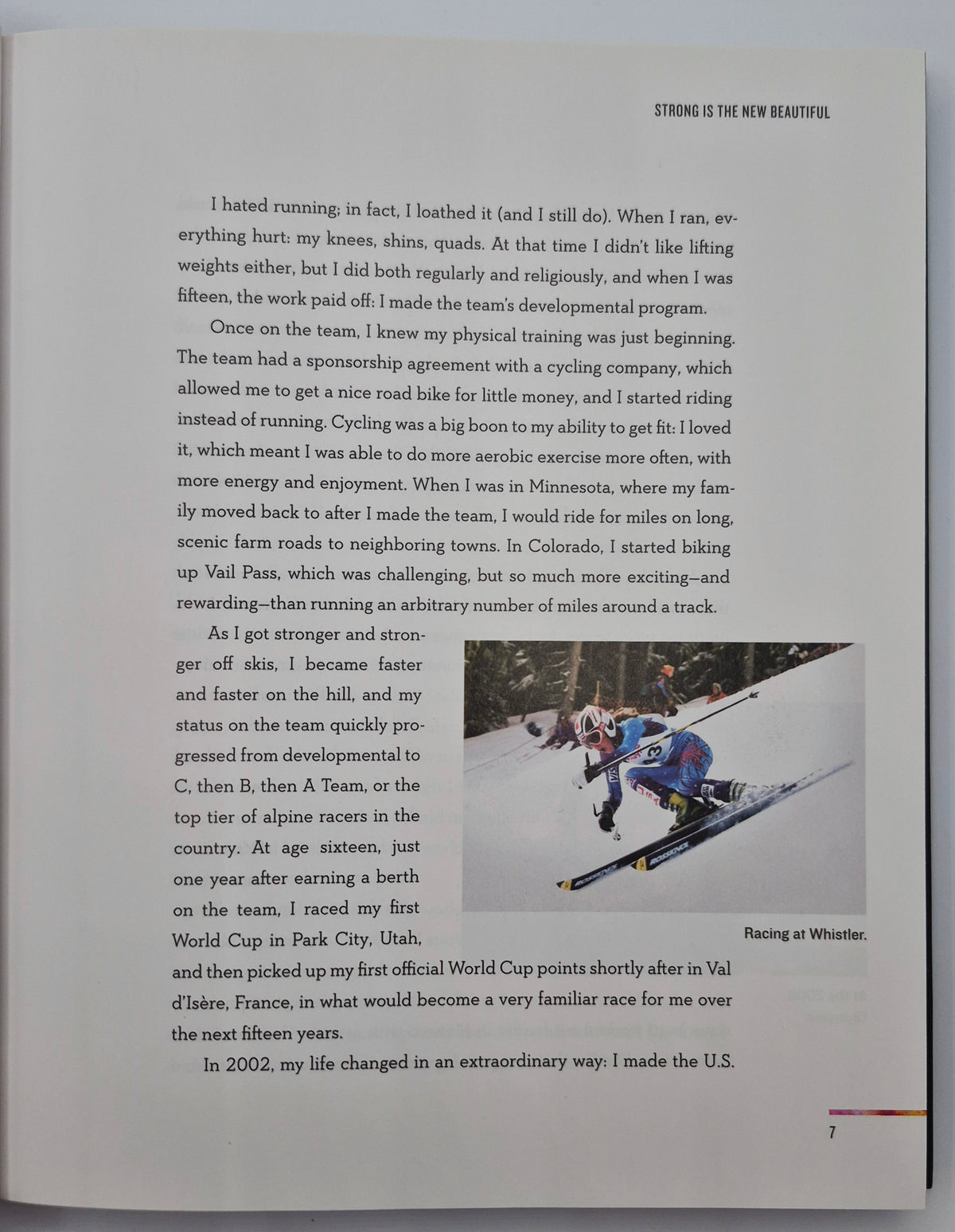 Strong Is the New Beautiful: Embrace Your Natural Beauty, Eat Clean, and Harness Your Power by Lindsey Vonn (Very Good, 2016, HC, 246 pgs, Dey St.)