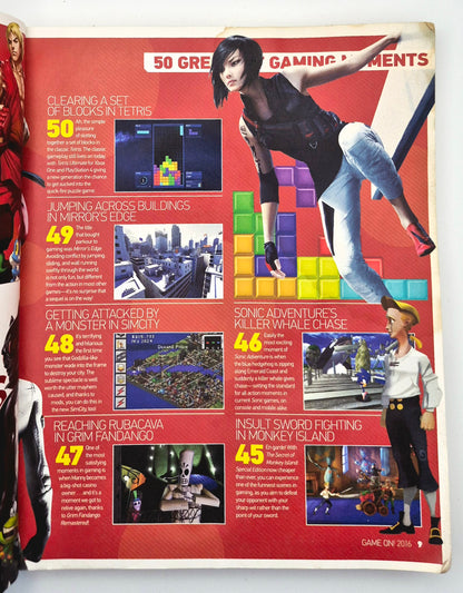 Game On! 2016 All the Best Games: Awesome Facts and Coolest Secrets by Gamers for Gamers (Acceptable, 2015, Pbk, 223 pgs, Scholastic)