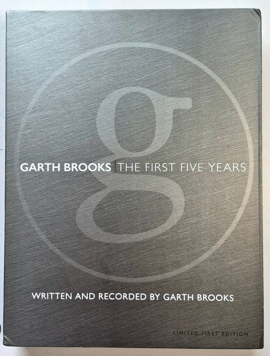 The First Five Years Part 1 by Garth Brooks (Like new, 2017, HC, CDs, 240 pgs, Melcher Media Limited First Edition