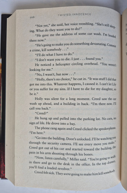 Twisted Innocence by Terri Blackstock - Moonlighters #3, Very good, 2015, HC, 308 pgs, Zondervan