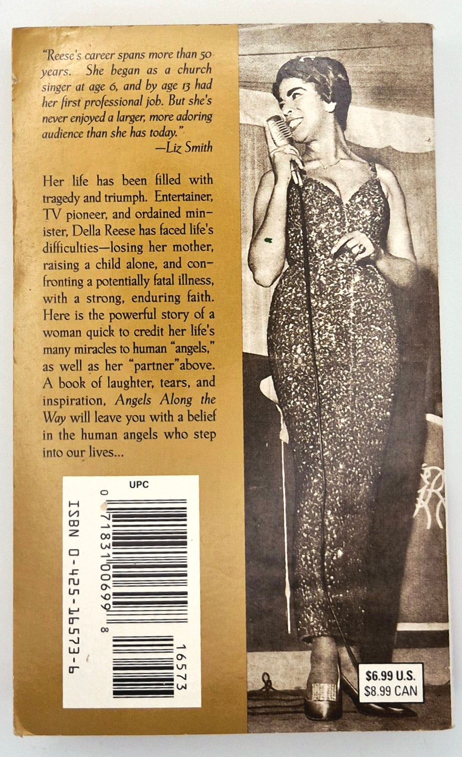 Angels Along the Way: My Life with Help from Above by Della Reese (Very good, 1997, Pbk, 352 pgs, Berkley Boulevard)