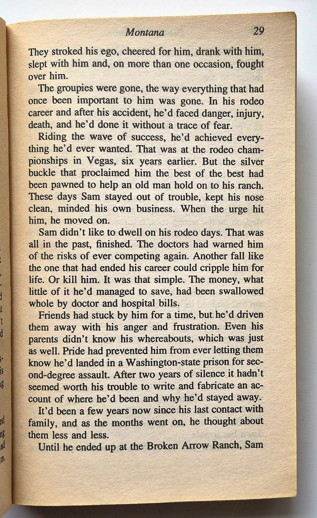 Montana by Debbie Macomber (Good, 1997, Pbk, 379 pgs, Mira)