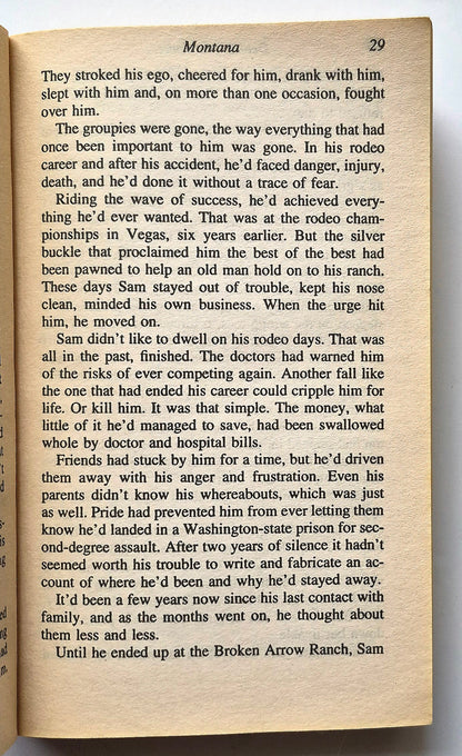 Montana by Debbie Macomber (Good, 1997, Pbk, 379 pgs, Mira)