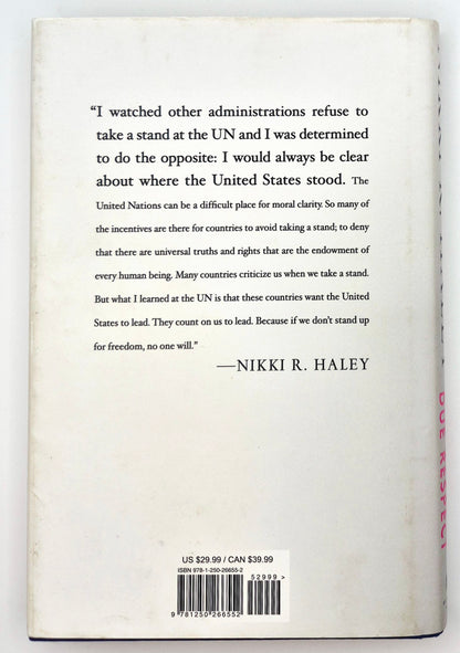 With All Due Respect: Defending America with Grit and Grace von Nikki R. Haley (Sehr gut, 2019, HC, 262 Seiten, St. Martin's Press)