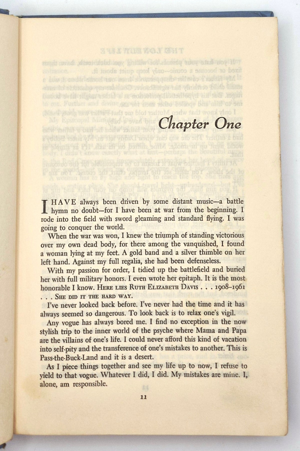 The Lonely Life: An Autobiography by Bette Davis (Good, 1962, HC, 254 pgs, G.P. Putnam's Sons)