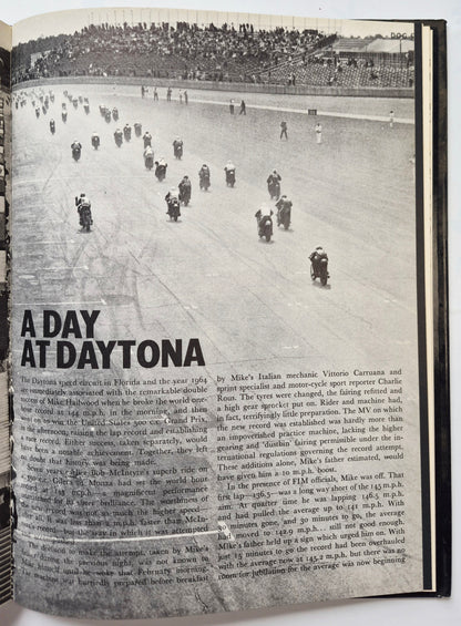 Motorcycle Racing by Peter Carrick (Very good, 1969, HC, 141 pgs, Hamlyn Pub.)