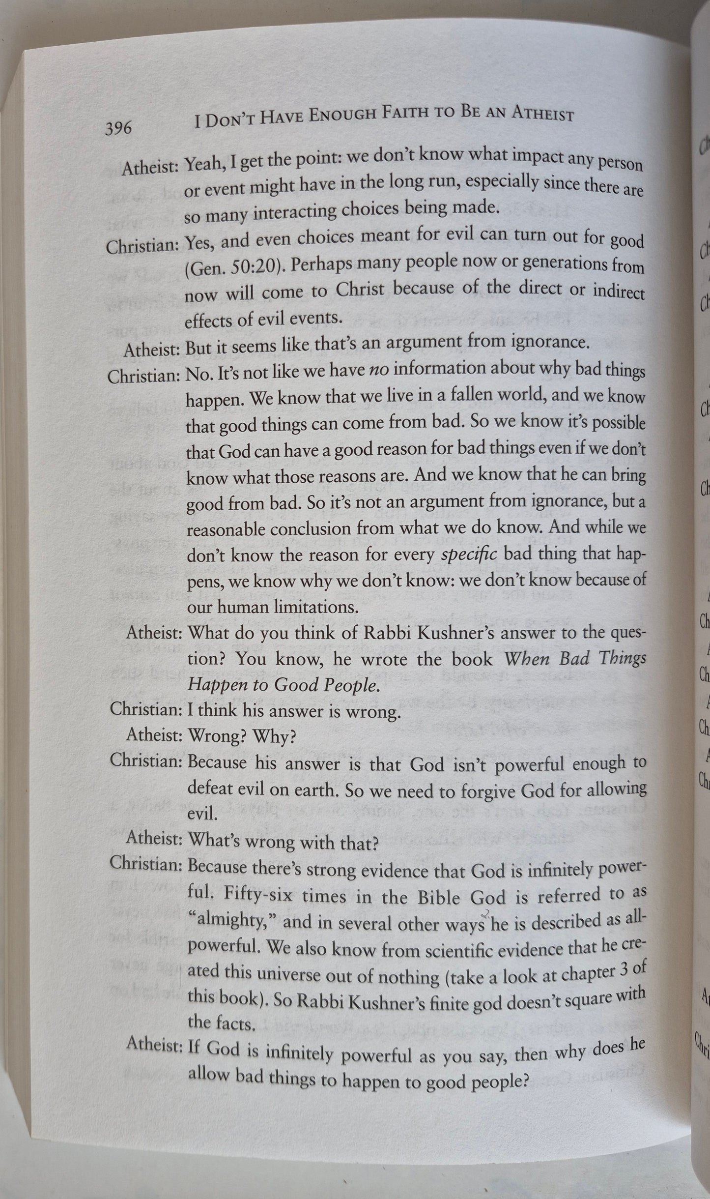 I Don't Have Enough Faith to Be an Atheist by Norman L. Geisler; Frank Turek -Very good, 2004, Pbk, 447 pgs, Crossway
