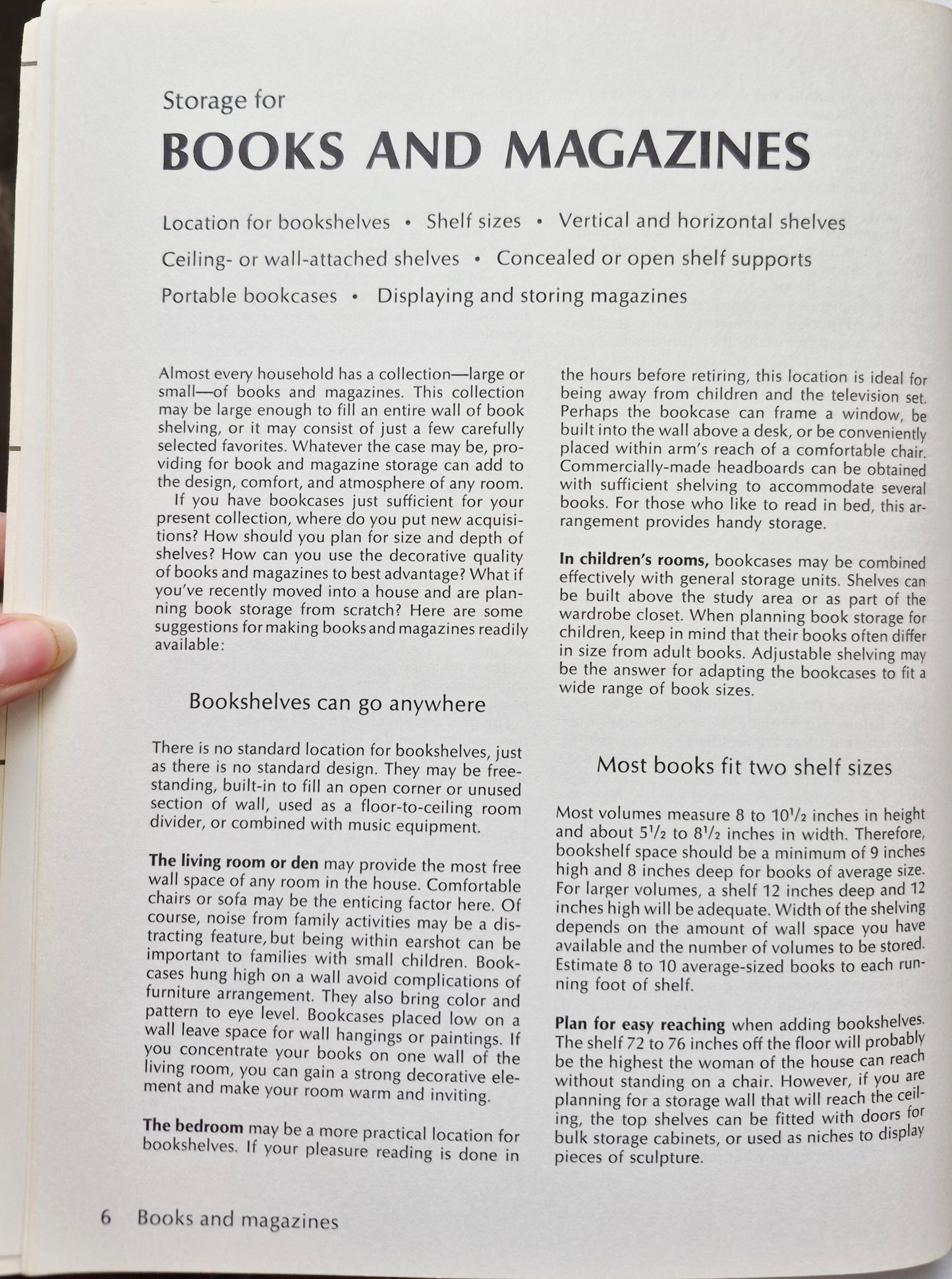 Sunset Ideas for Storage editor David E. Clark (Very Good, 1973, Pbk, 128 pgs, Lane Magazine & Book Co)