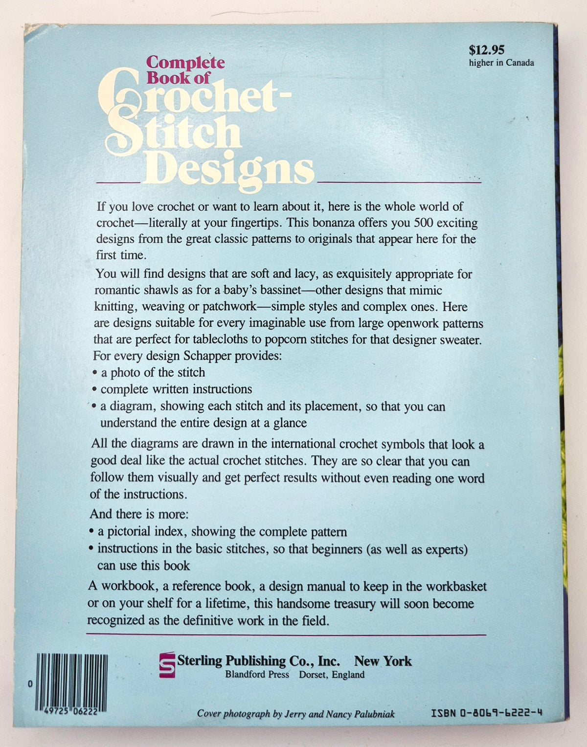 Encyclopedia of Crochet Patterns, Stitches and Designs by Doris M. Smith (Very good, 1988, Pbk, 240 pgs, FC&A Pub)