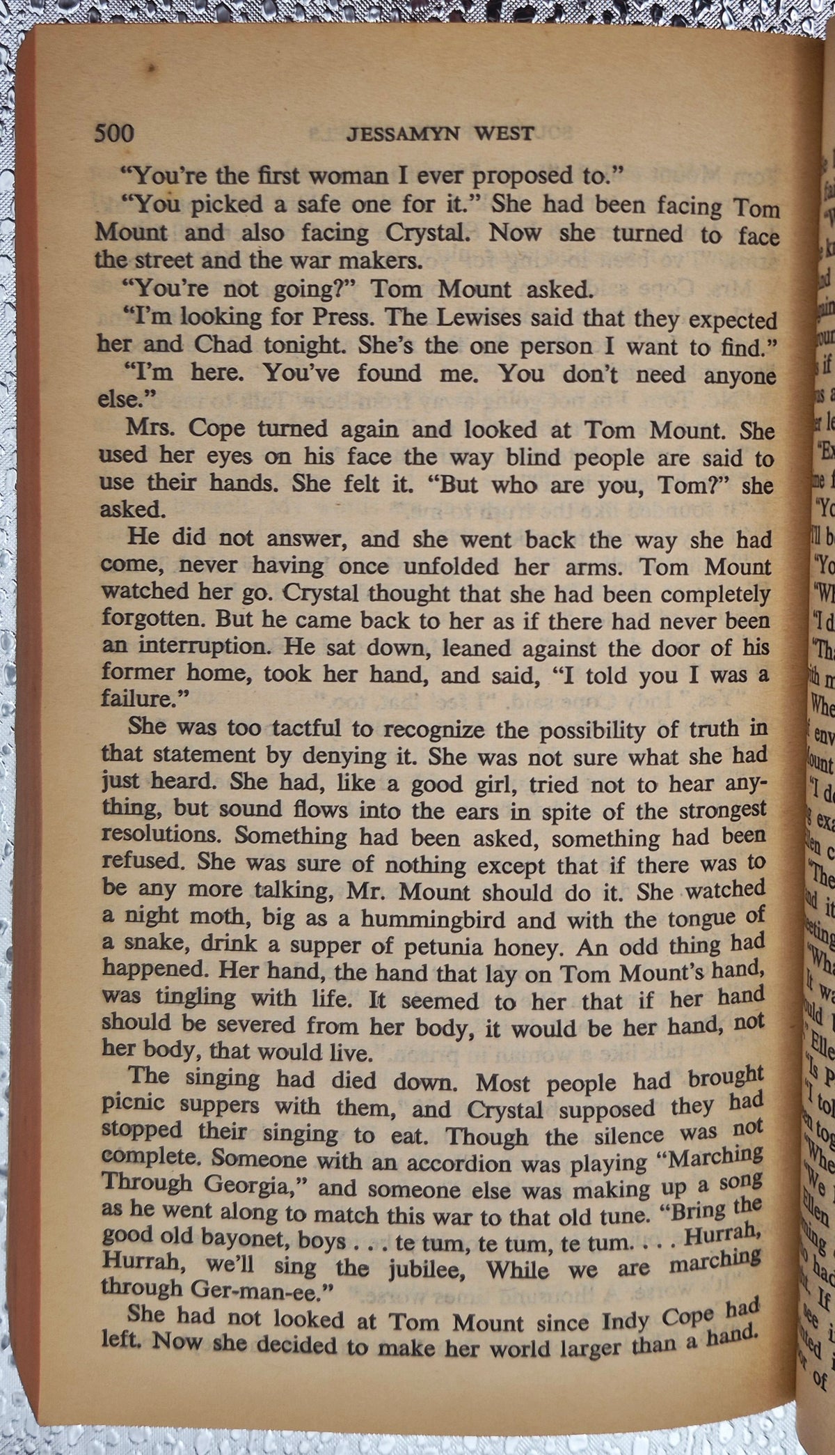 South of the Angels by Jessamyn West (Good, 1960, Pbk, 576 pgs, Fawcett World Library)