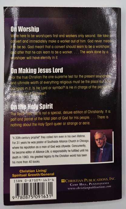 Gems from Tozer by A. W. Tozer (Very good, 1979, Pbk, 96 pgs, Christian Pub.)