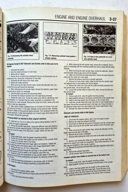 General Motors Cadillac 1967-89 Repair Manual (Good, 1994, Pbk, Chilton's Automotive Books)