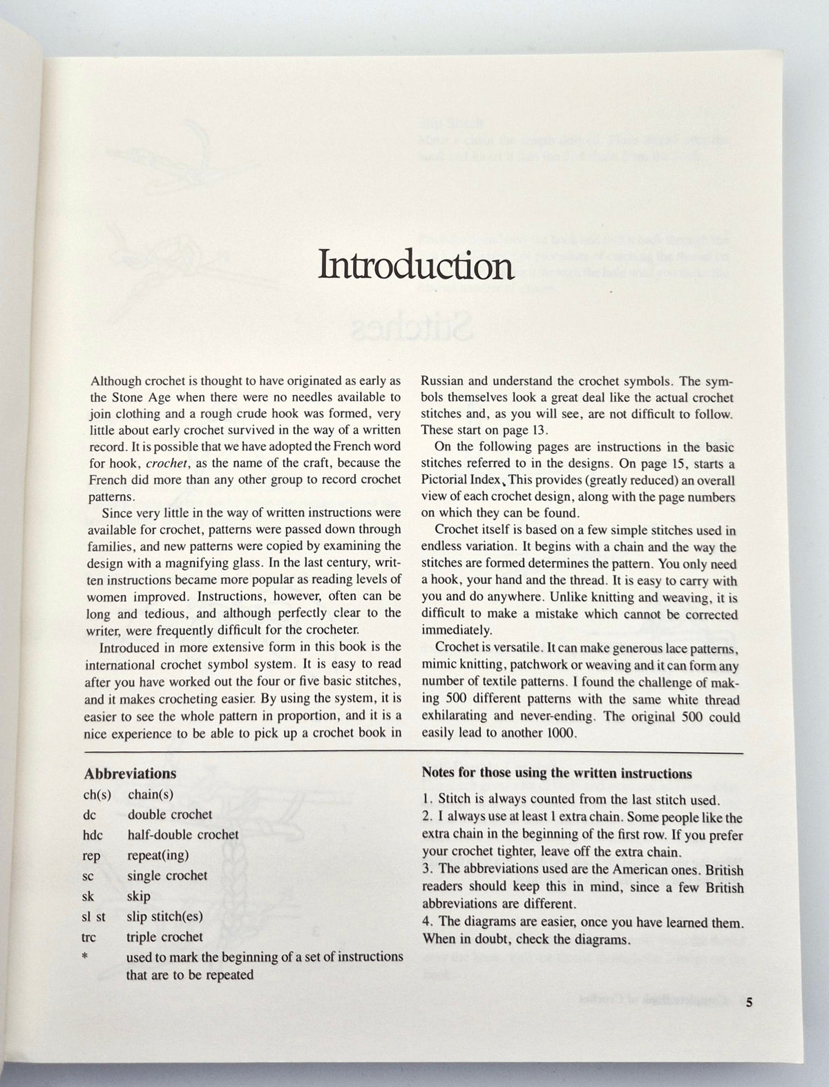 Encyclopedia of Crochet Patterns, Stitches and Designs by Doris M. Smith (Very good, 1988, Pbk, 240 pgs, FC&A Pub)
