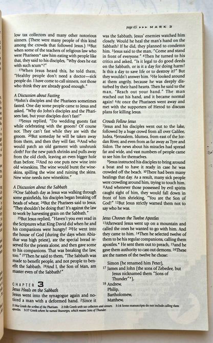 NLT God's Game Plan Fellowship of Christian Athletes New Testament (Good, Pbk, 350 pgs)