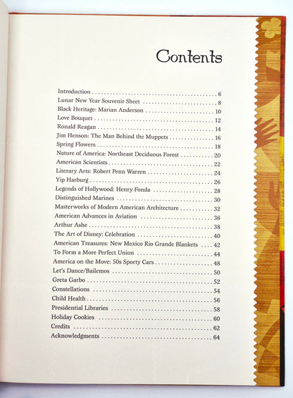The 2005 Commemorative Stamp Yearbook by USPS (Like New, 64 pgs, HarperResource)