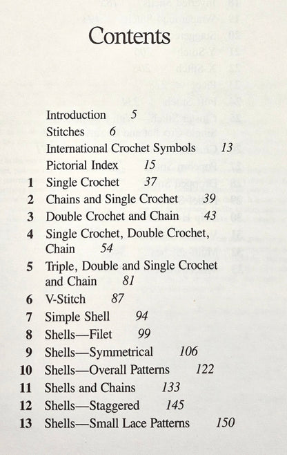 Encyclopedia of Crochet Patterns, Stitches and Designs by Doris M. Smith (Very good, 1988, Pbk, 240 pgs, FC&A Pub)