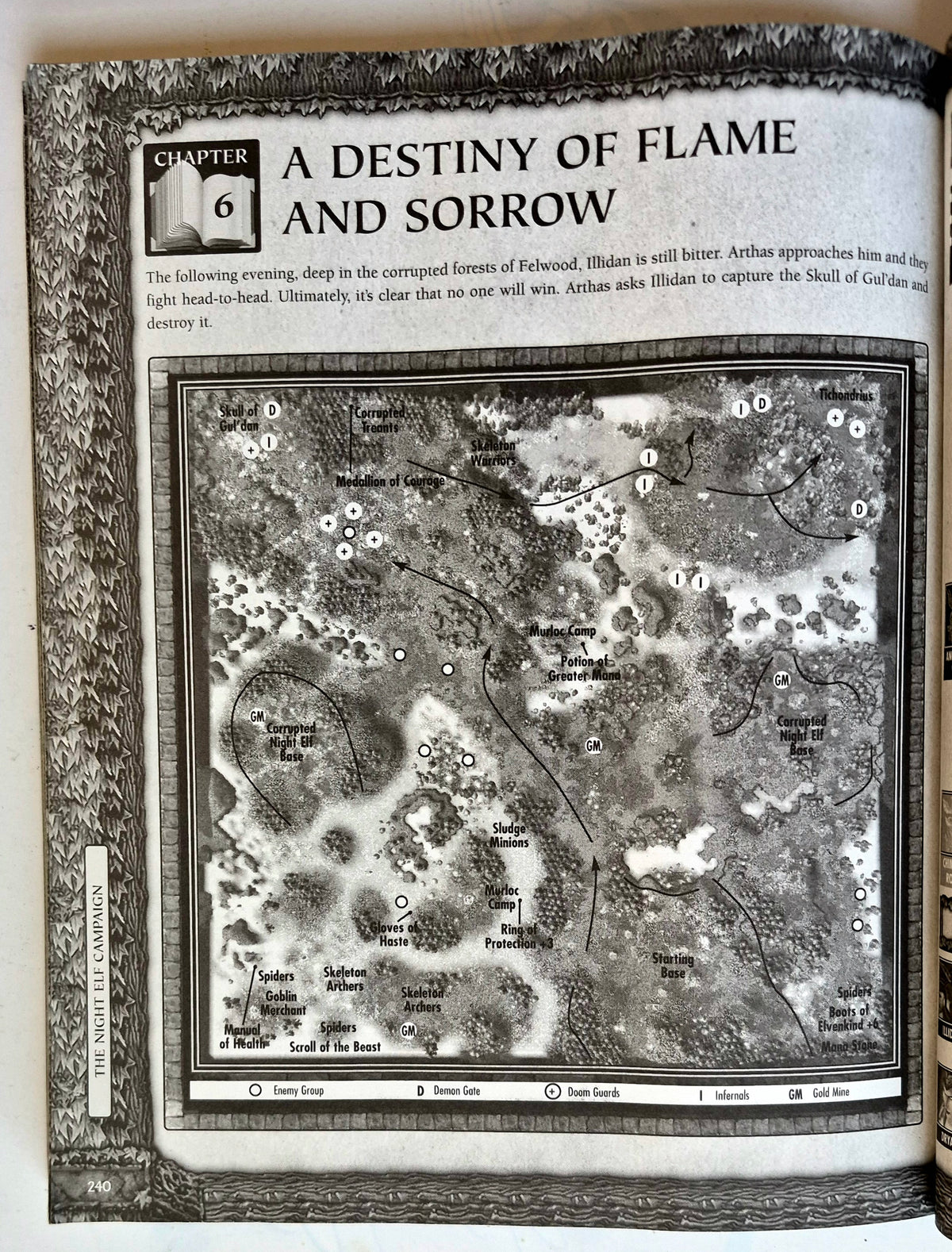 Warcraft III Reign of Chaos Official Strategy Guide by Bart G. Farkas (Good, 2002, Pbk, 286 pgs, Blizzard)