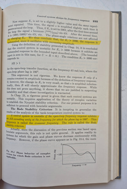 Chemical Engineering Series: Process Systems Analysis and Control by Donald R. Conghanowr; Lowell B. Koppel (Good, 1965, HC, 491 pgs, McGraw-Hill Inc. First Edition)