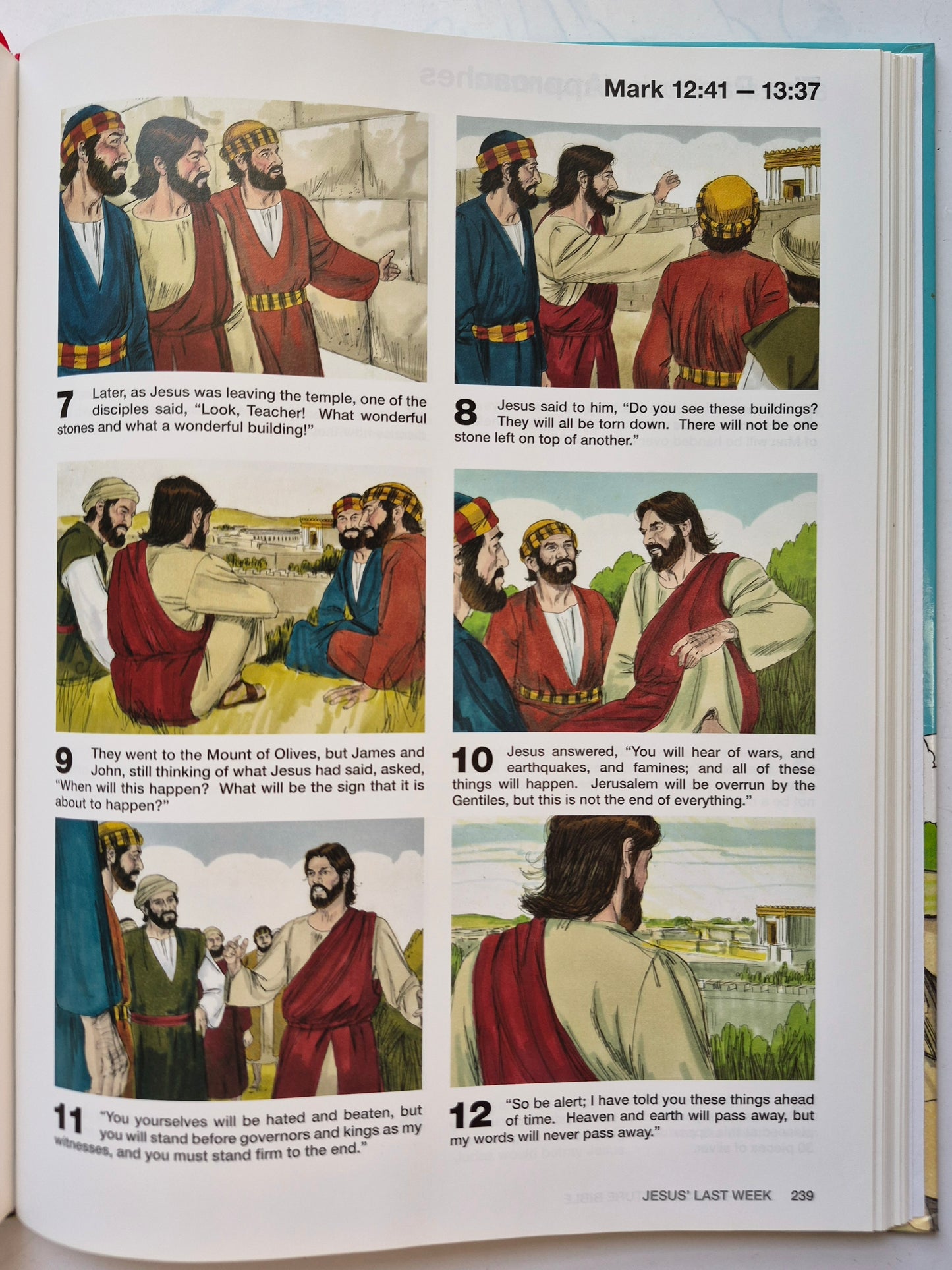 Read-n-Grow Picture Bible edited by Libby Weed (Good, 1984, HC, 319 pgs, Jimmy Swaggart Ministries)