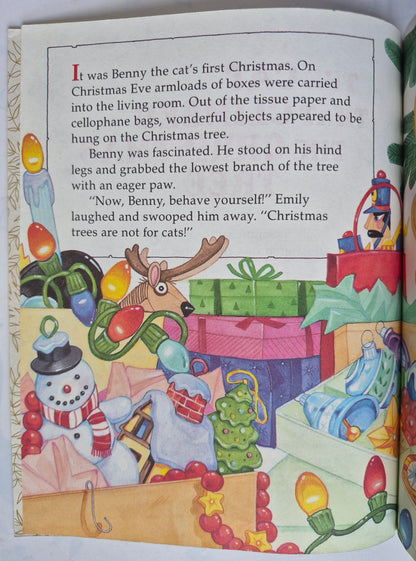 The Cat That Climbed the Christmas Tree by Susanne S. Whayne (Very good, 1992, HC, 24 pgs, Golden Books)