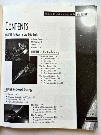 StarCraft Prima's Official Strategy Guide by Bart Farkas (Good, 1998, Pbk, 246 pgs, Prima Games)