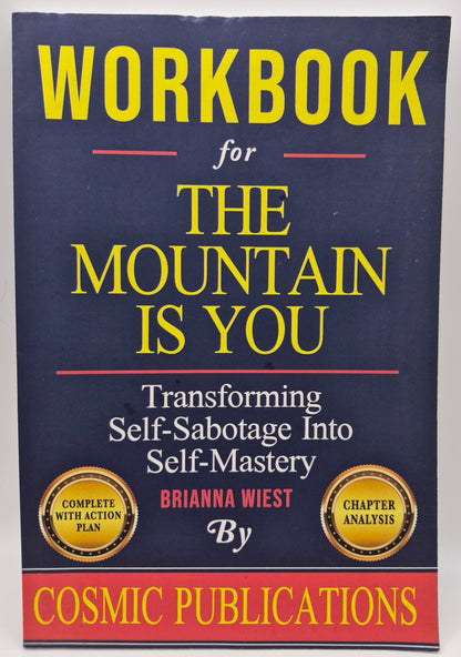 Workbook for the Mountain Is You by Brianna Wiest (Very good, 2021, Pbk, 126 pgs, Cosmic Pub.)