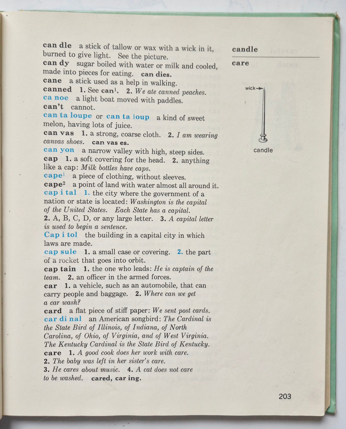My Second Pictionary by Marion Monroe; W. Cabell Greet (Very Good, 1964, HC, 384 pgs, Scott, Foresman & Co.)