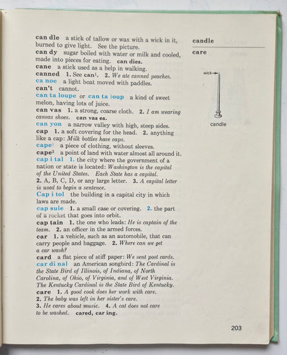 My Second Pictionary by Marion Monroe; W. Cabell Greet (Very Good, 1964, HC, 384 pgs, Scott, Foresman & Co.)