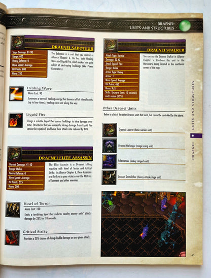 Warcraft The Frozen Throne Expansion Set Official Strategy Guide by Bart G. Farkas (Good, 2003, Pbk, 208 pgs, Brady Games)