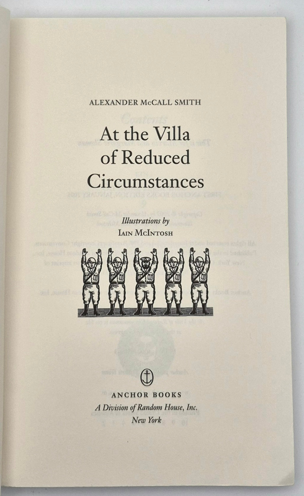 At the Villa of Reduced Circumstances by Alexander McCall Smith (Professor Dr. von Igelfeld Entertainment #3, Good, 2003, Pbk, 126 pgs, Anchor Books)