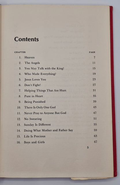 Living Thoughts for the Children's Hour: Devotional Talks and Stories by Kenneth N. Taylor (Good, 1972, HC, 126 pgs, Moody Press)