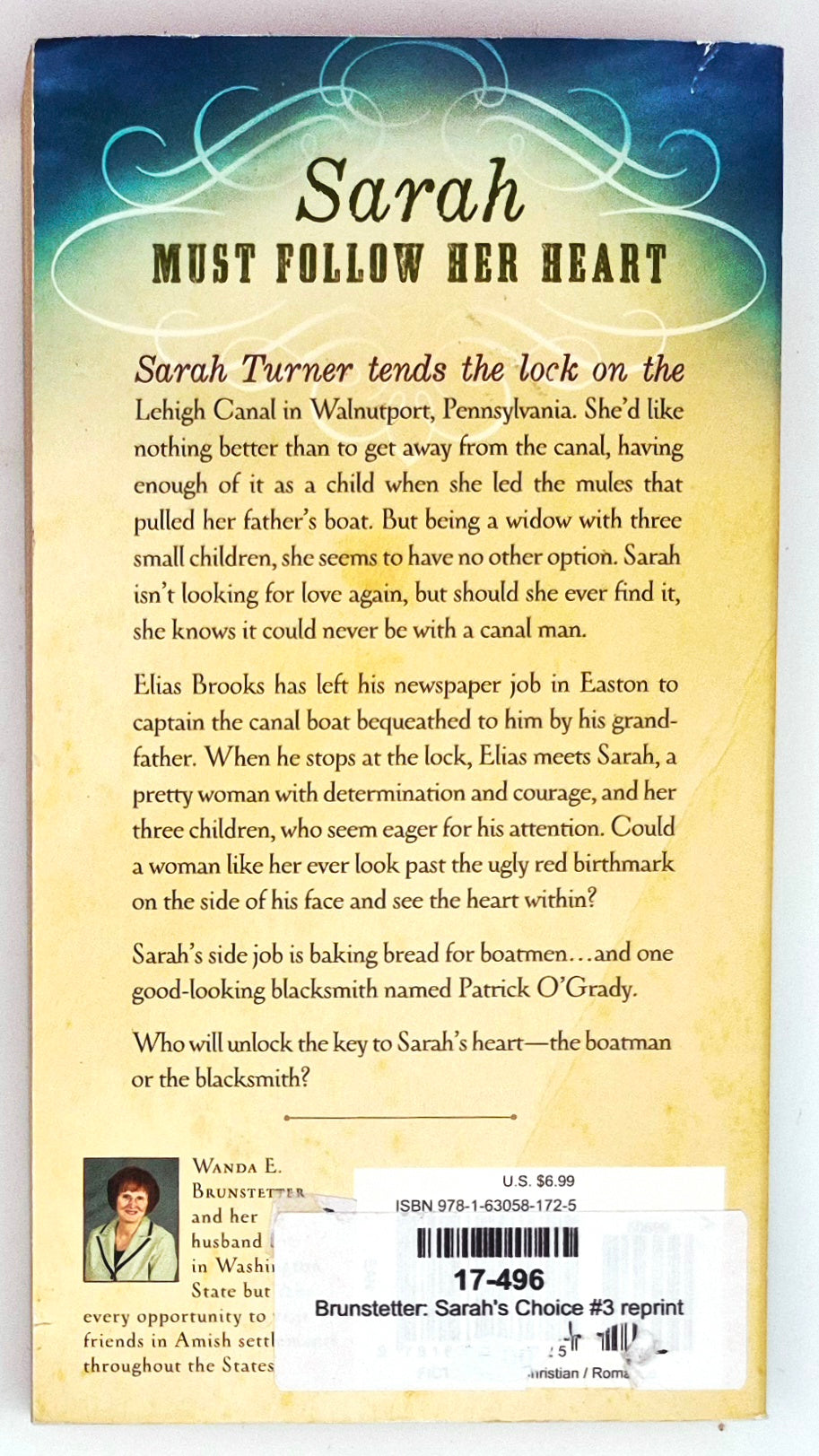 Sarahs Entscheidung von Wanda E. Brunstetter (Brides of Lehigh Canal #3, Neu, 2018, Taschenbuch, 288 Seiten, Barbour)