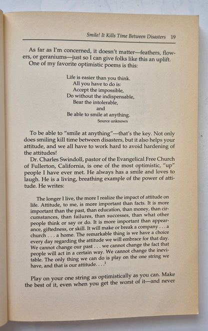 Splashes of Joy in the Cesspools of Life by Barbara Johnson (Good, 1992, Pbk, 228 pgs, Word Publishing)