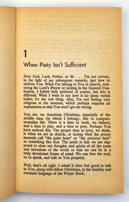 How to Talk to God When You Aren't Feeling Religious by Charles Merrill Smith (Good, 1973, Pbk, 191 pgs, Bantam Books)